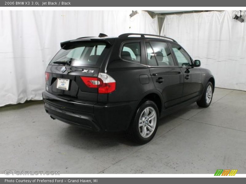 Jet Black / Black 2006 BMW X3 3.0i