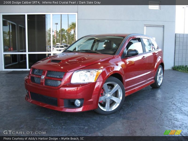 Inferno Red Crystal Pearl / Dark Slate Gray 2008 Dodge Caliber SRT4