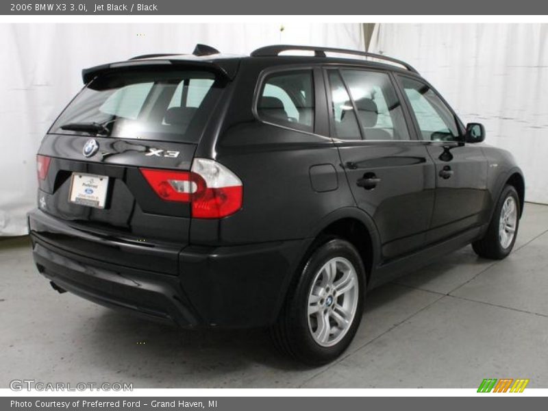 Jet Black / Black 2006 BMW X3 3.0i