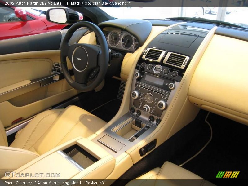 Jet Black / Obsidian Black/Sandstorm 2009 Aston Martin DB9 Volante