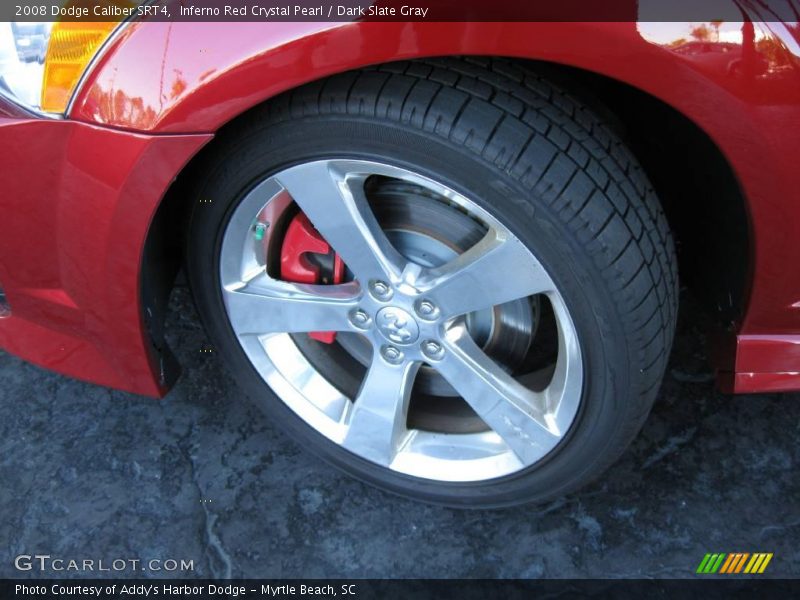 Inferno Red Crystal Pearl / Dark Slate Gray 2008 Dodge Caliber SRT4