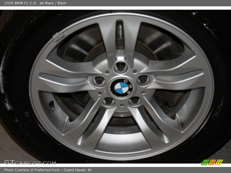 Jet Black / Black 2006 BMW X3 3.0i