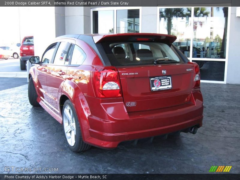 Inferno Red Crystal Pearl / Dark Slate Gray 2008 Dodge Caliber SRT4