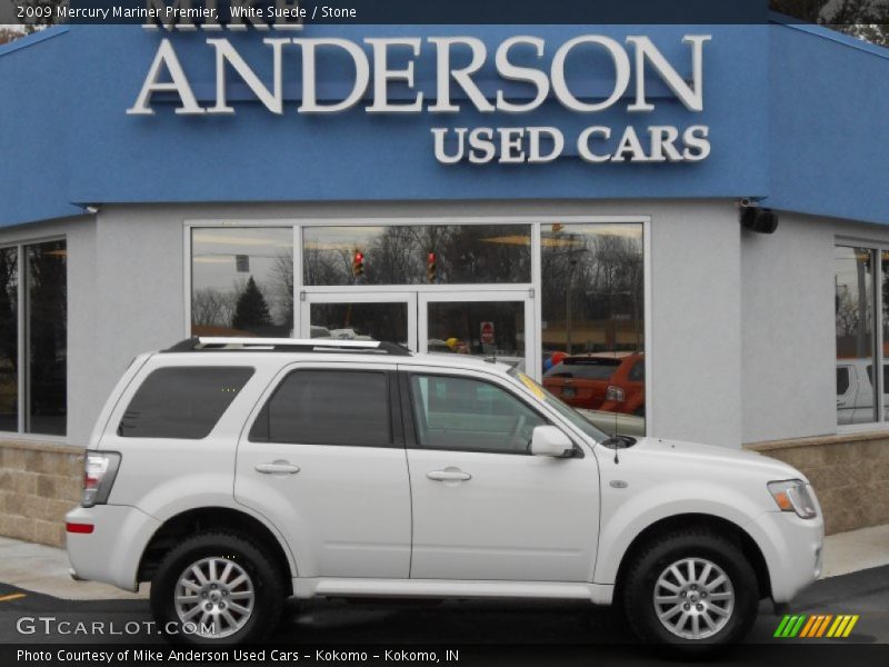 White Suede / Stone 2009 Mercury Mariner Premier