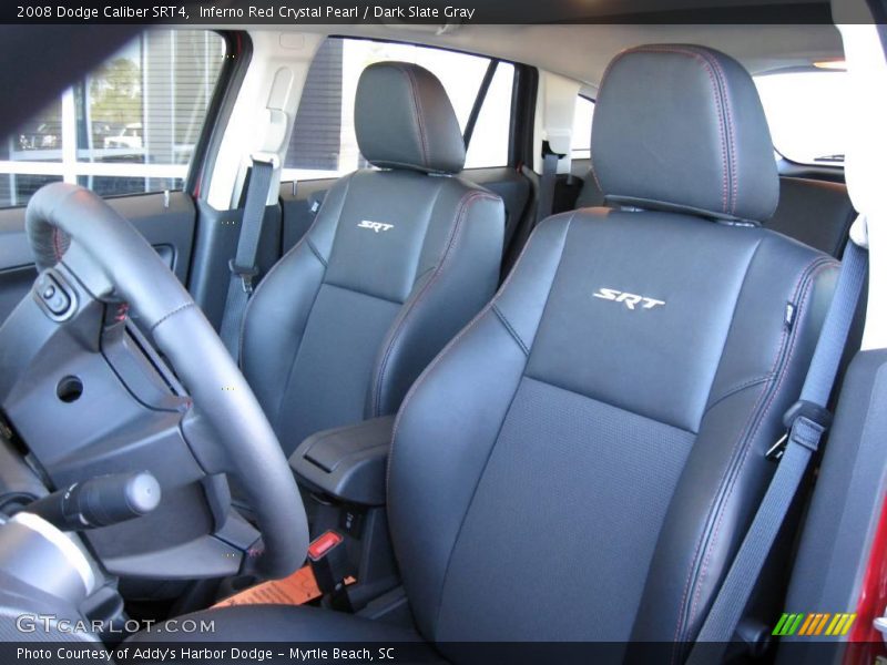 Inferno Red Crystal Pearl / Dark Slate Gray 2008 Dodge Caliber SRT4