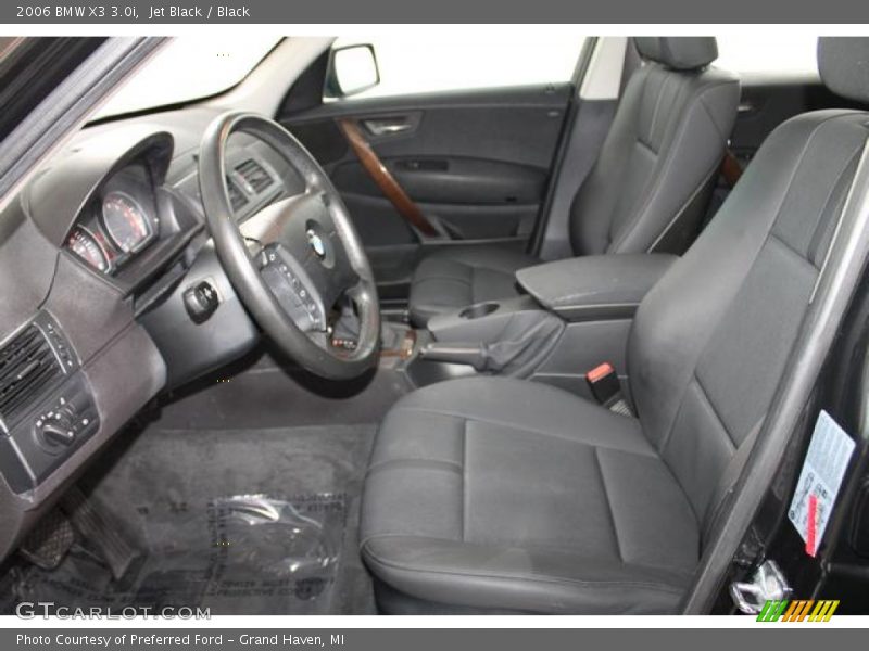 Jet Black / Black 2006 BMW X3 3.0i