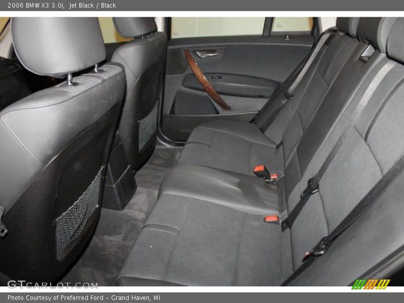 Jet Black / Black 2006 BMW X3 3.0i