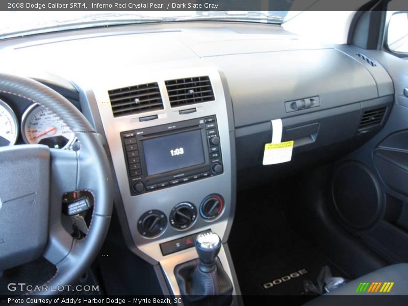 Inferno Red Crystal Pearl / Dark Slate Gray 2008 Dodge Caliber SRT4