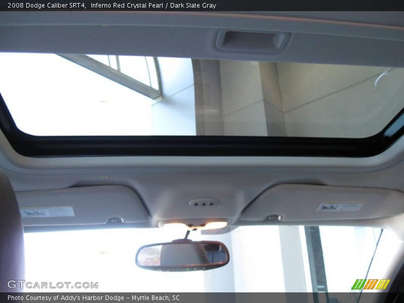 Inferno Red Crystal Pearl / Dark Slate Gray 2008 Dodge Caliber SRT4