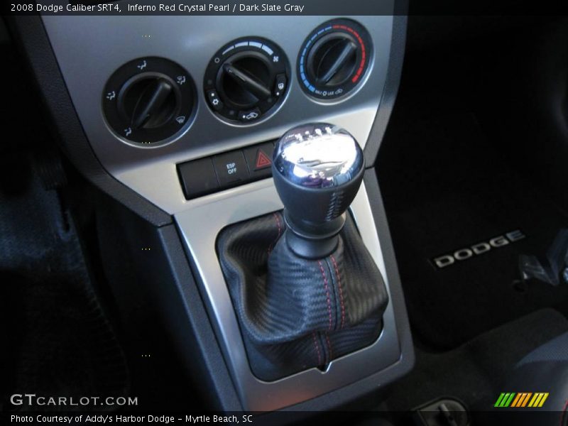 Inferno Red Crystal Pearl / Dark Slate Gray 2008 Dodge Caliber SRT4
