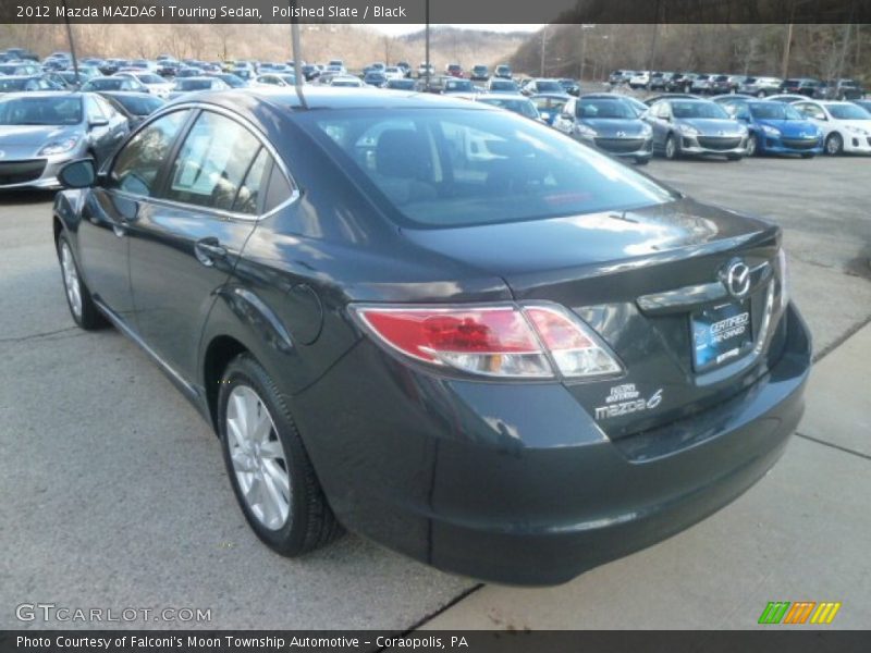 Polished Slate / Black 2012 Mazda MAZDA6 i Touring Sedan