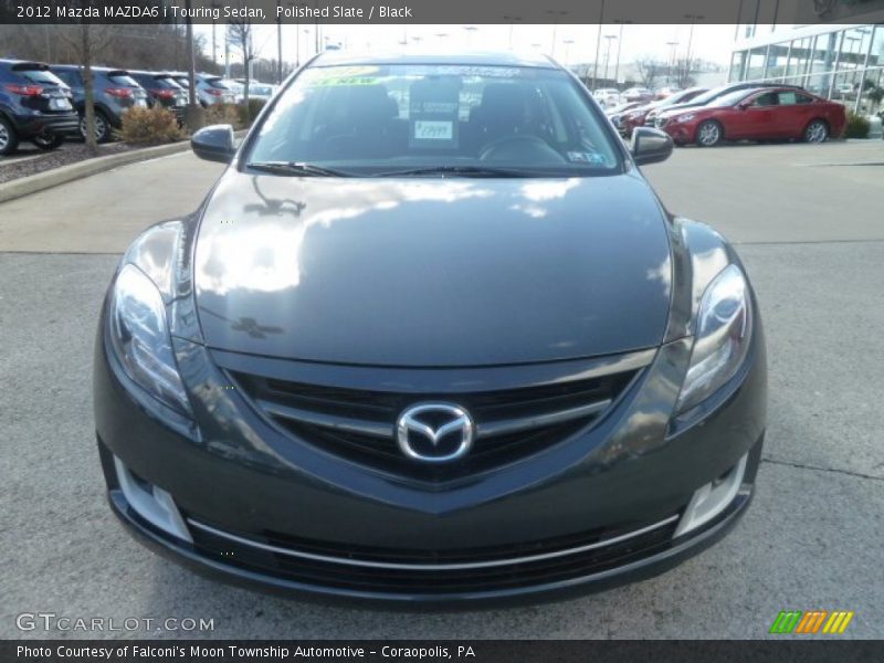 Polished Slate / Black 2012 Mazda MAZDA6 i Touring Sedan