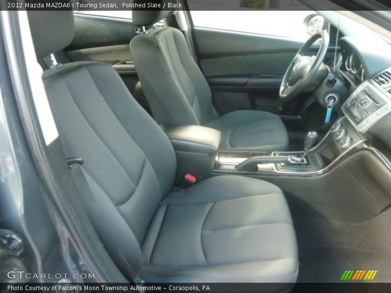 Polished Slate / Black 2012 Mazda MAZDA6 i Touring Sedan