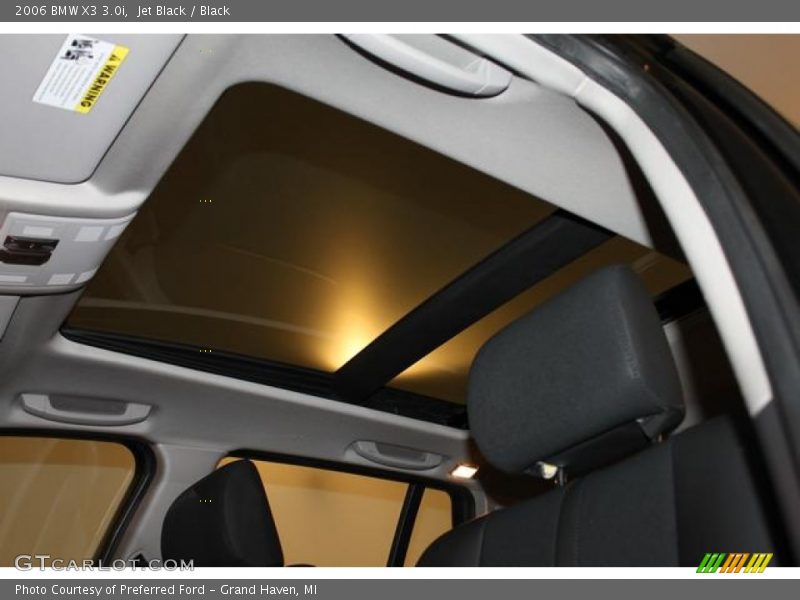 Jet Black / Black 2006 BMW X3 3.0i