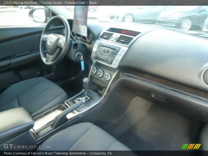 Polished Slate / Black 2012 Mazda MAZDA6 i Touring Sedan