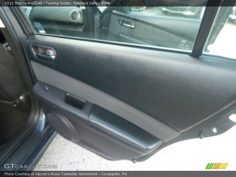 Polished Slate / Black 2012 Mazda MAZDA6 i Touring Sedan