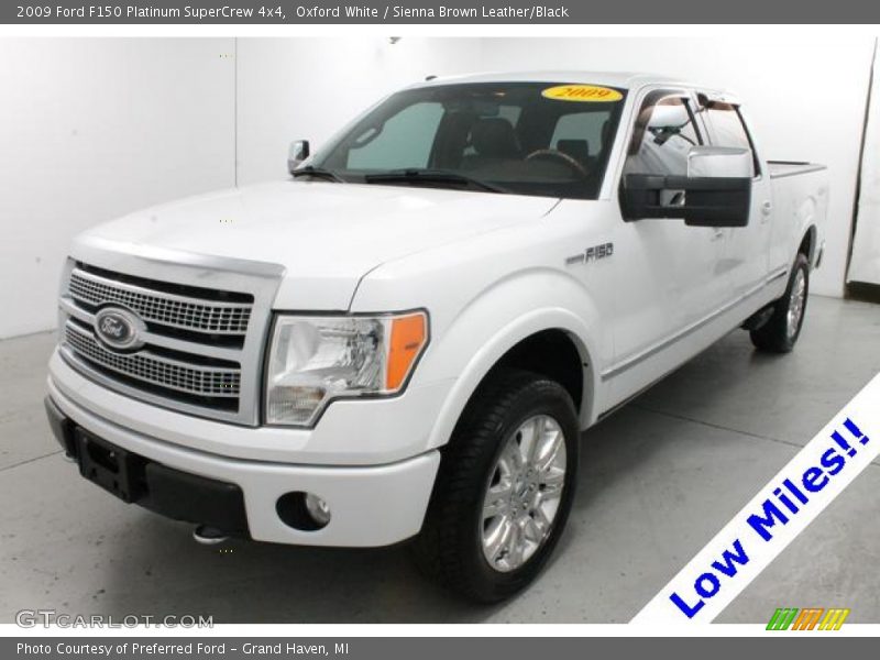 Oxford White / Sienna Brown Leather/Black 2009 Ford F150 Platinum SuperCrew 4x4