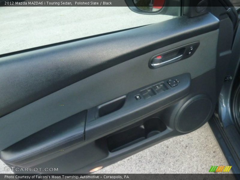 Polished Slate / Black 2012 Mazda MAZDA6 i Touring Sedan
