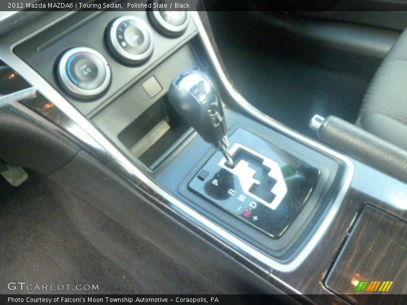 Polished Slate / Black 2012 Mazda MAZDA6 i Touring Sedan