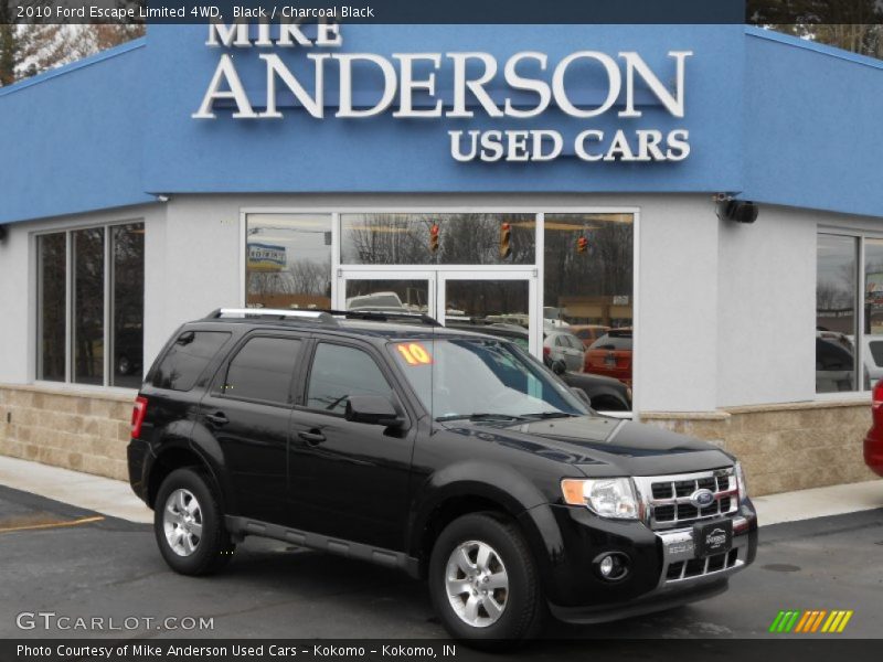 Black / Charcoal Black 2010 Ford Escape Limited 4WD