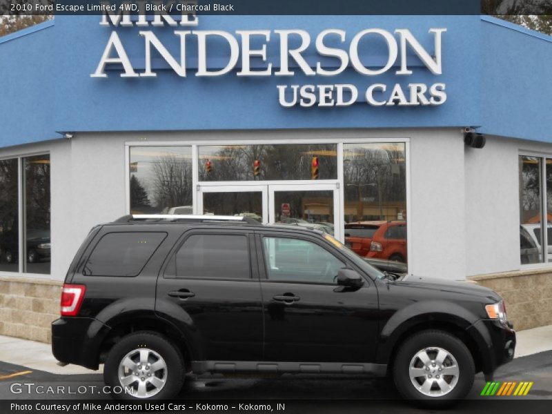 Black / Charcoal Black 2010 Ford Escape Limited 4WD