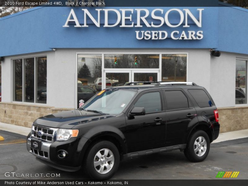 Black / Charcoal Black 2010 Ford Escape Limited 4WD