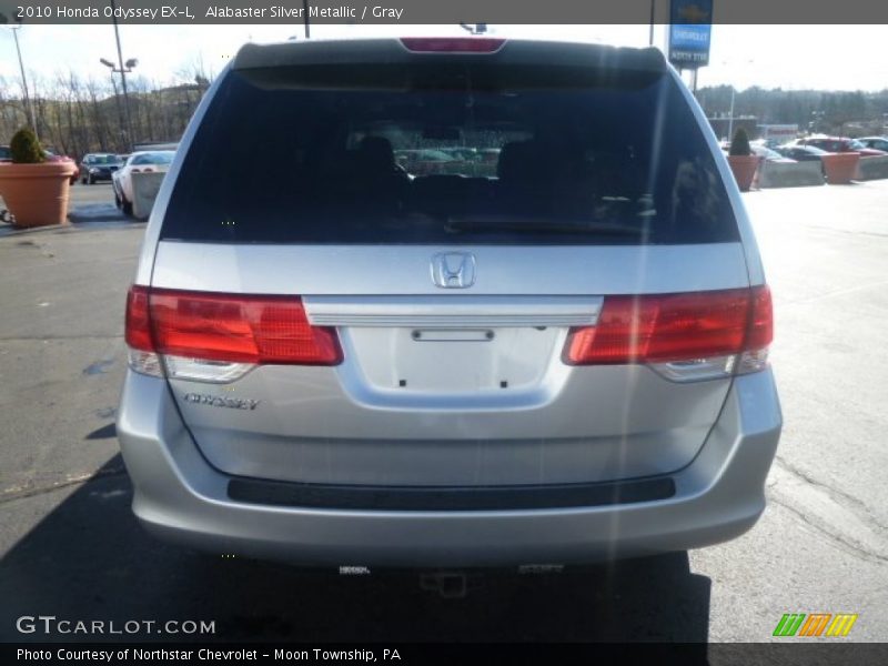 Alabaster Silver Metallic / Gray 2010 Honda Odyssey EX-L