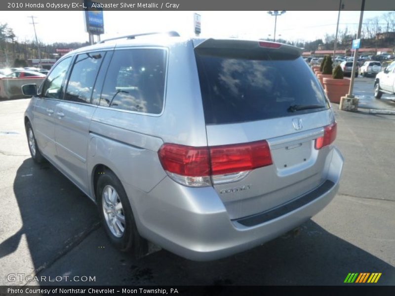 Alabaster Silver Metallic / Gray 2010 Honda Odyssey EX-L