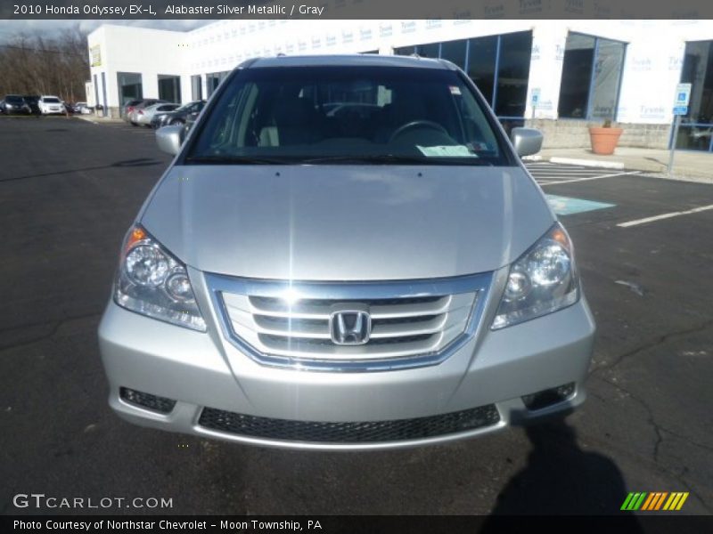 Alabaster Silver Metallic / Gray 2010 Honda Odyssey EX-L