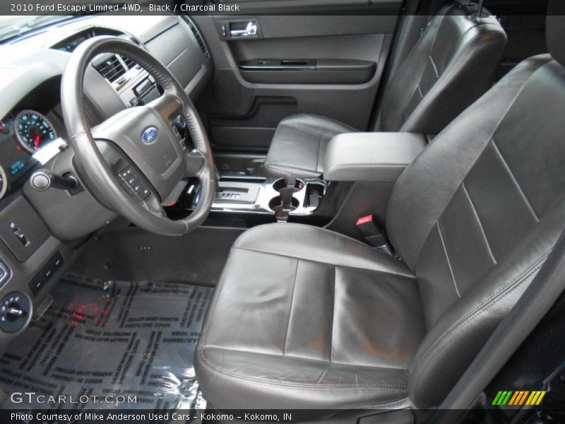 Black / Charcoal Black 2010 Ford Escape Limited 4WD