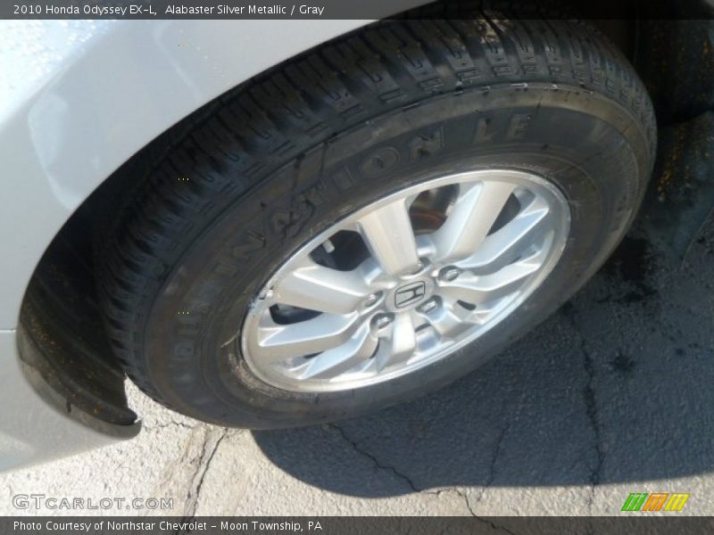 Alabaster Silver Metallic / Gray 2010 Honda Odyssey EX-L