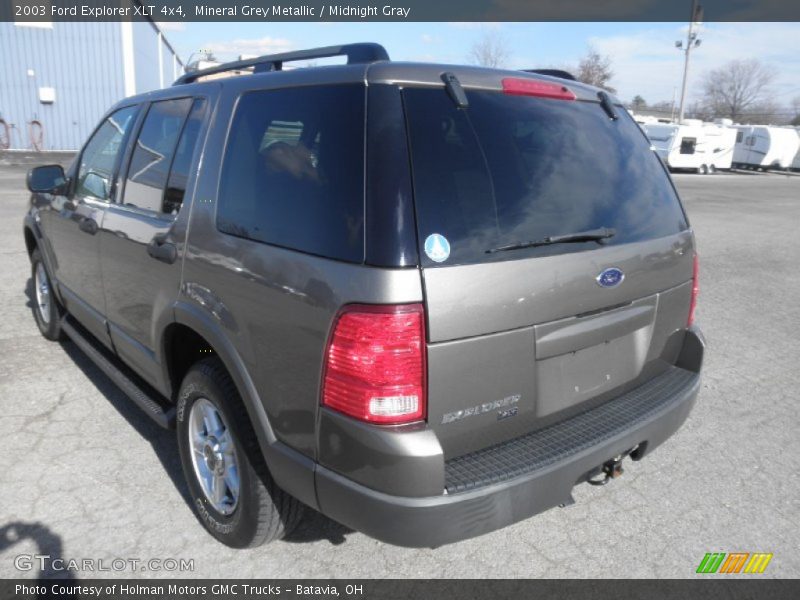 Mineral Grey Metallic / Midnight Gray 2003 Ford Explorer XLT 4x4