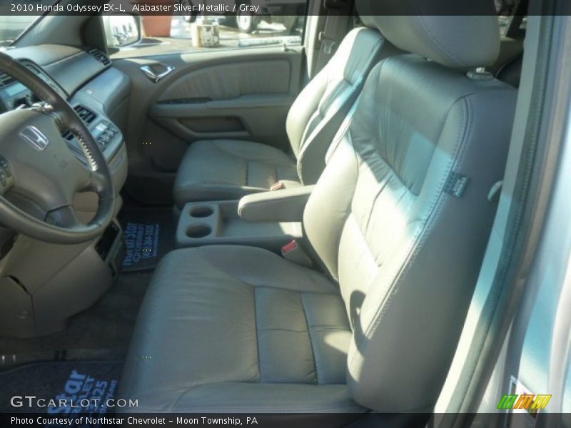 Alabaster Silver Metallic / Gray 2010 Honda Odyssey EX-L
