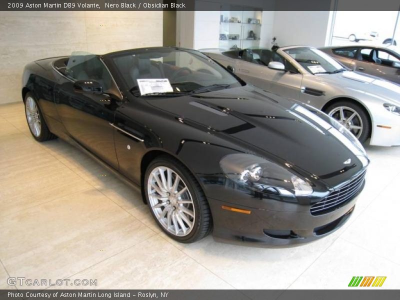 Nero Black / Obsidian Black 2009 Aston Martin DB9 Volante