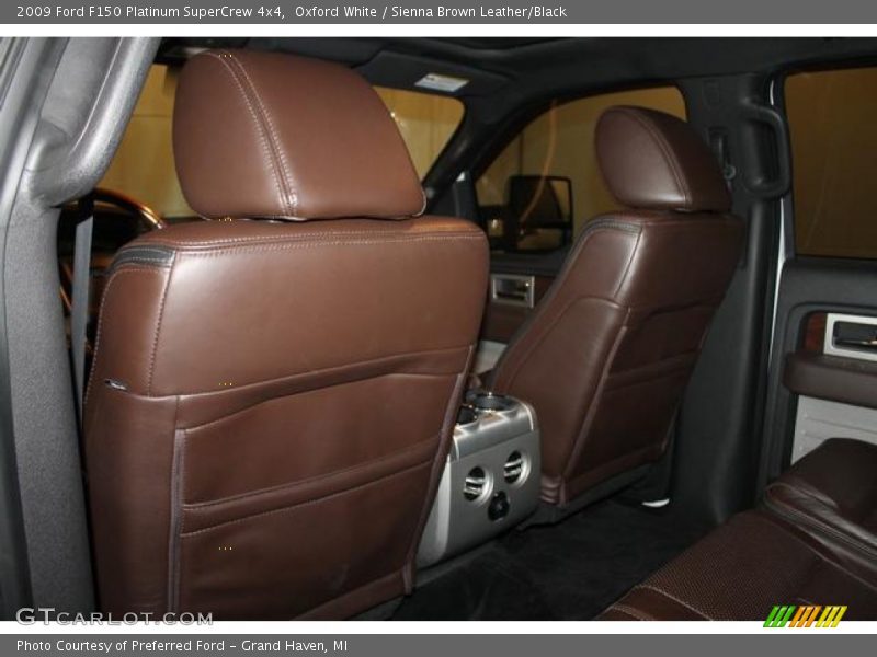 Oxford White / Sienna Brown Leather/Black 2009 Ford F150 Platinum SuperCrew 4x4