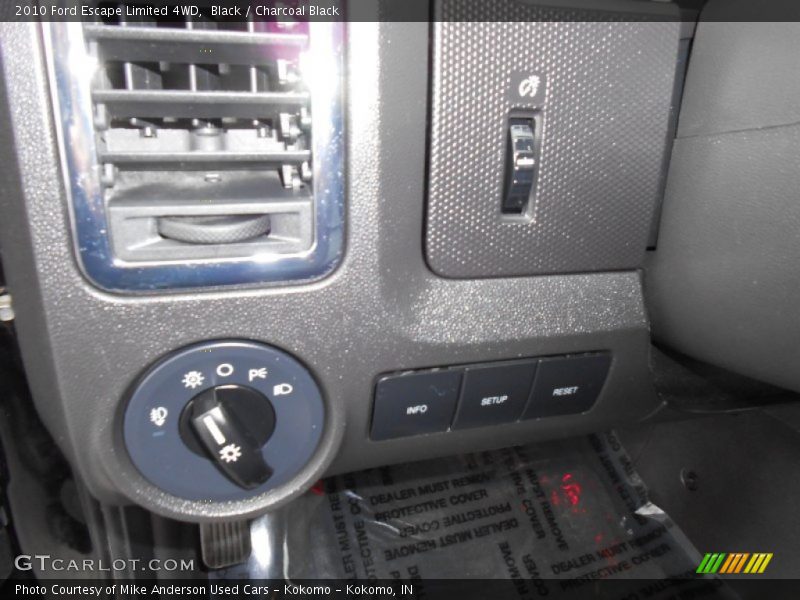 Black / Charcoal Black 2010 Ford Escape Limited 4WD