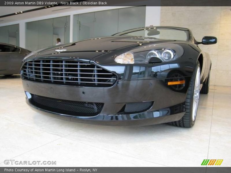 Nero Black / Obsidian Black 2009 Aston Martin DB9 Volante