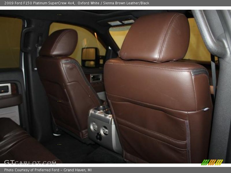 Oxford White / Sienna Brown Leather/Black 2009 Ford F150 Platinum SuperCrew 4x4