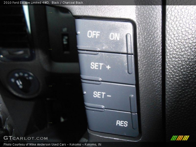 Black / Charcoal Black 2010 Ford Escape Limited 4WD