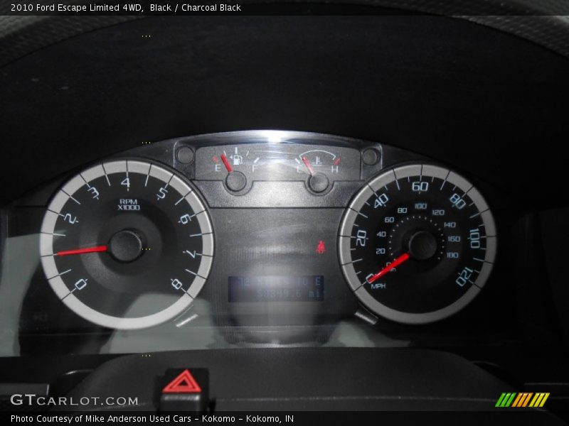 Black / Charcoal Black 2010 Ford Escape Limited 4WD