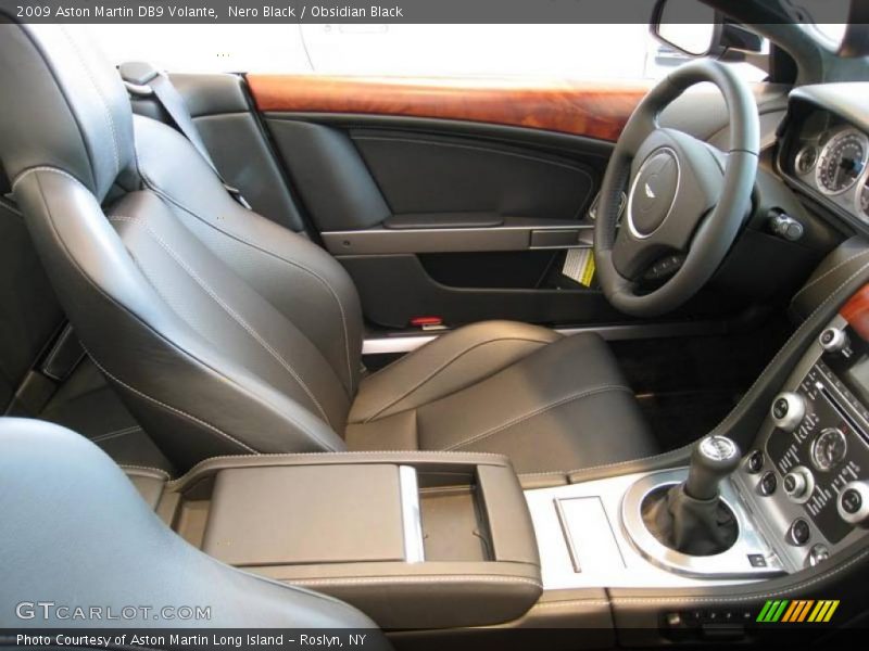 Nero Black / Obsidian Black 2009 Aston Martin DB9 Volante