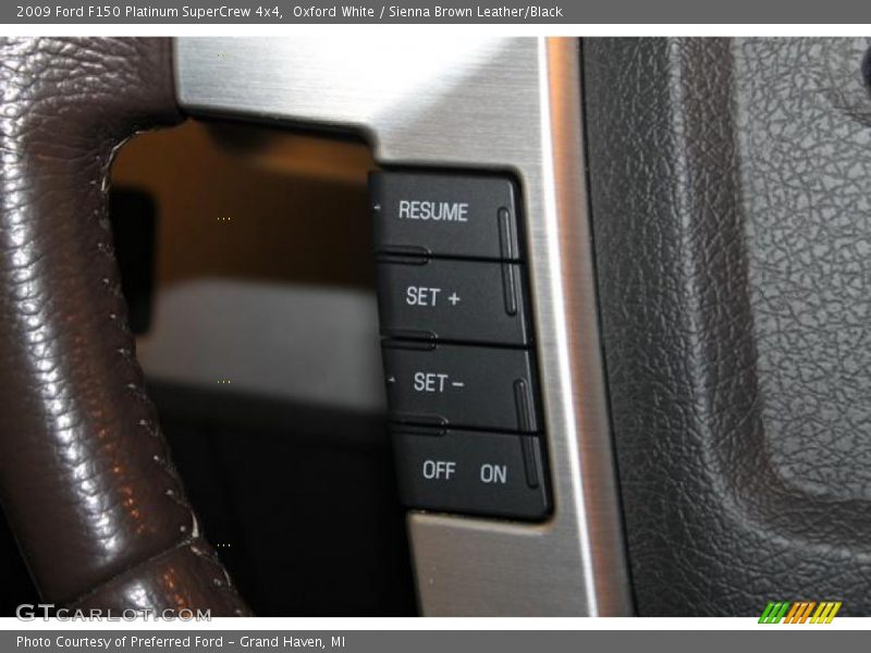 Controls of 2009 F150 Platinum SuperCrew 4x4