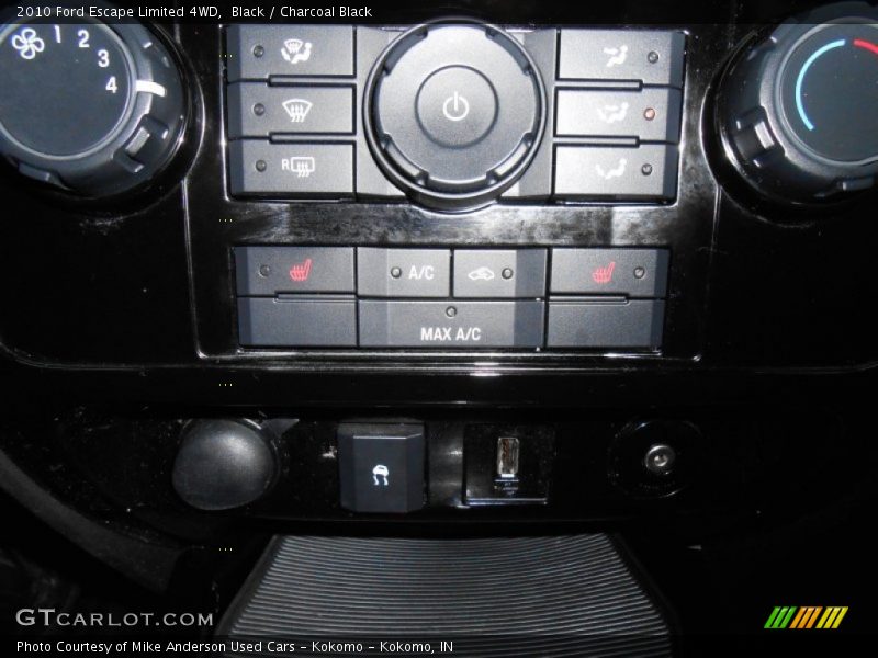 Black / Charcoal Black 2010 Ford Escape Limited 4WD