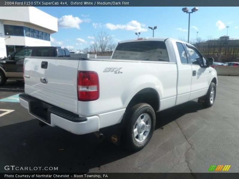 Oxford White / Medium/Dark Flint 2004 Ford F150 STX SuperCab 4x4