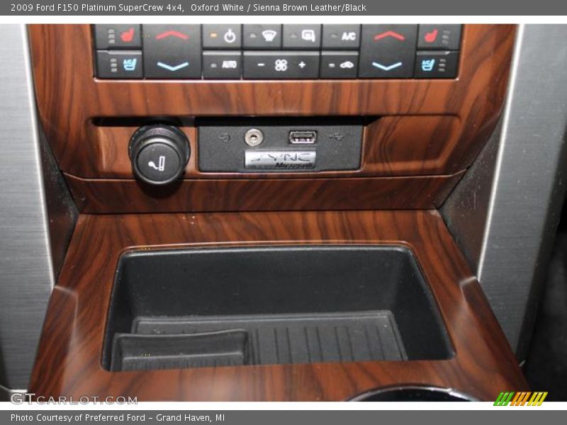 Oxford White / Sienna Brown Leather/Black 2009 Ford F150 Platinum SuperCrew 4x4