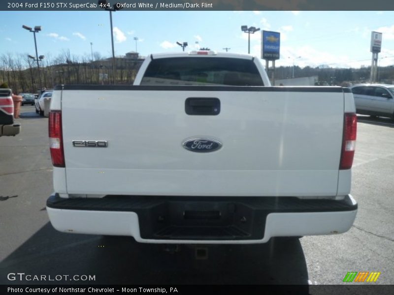 Oxford White / Medium/Dark Flint 2004 Ford F150 STX SuperCab 4x4