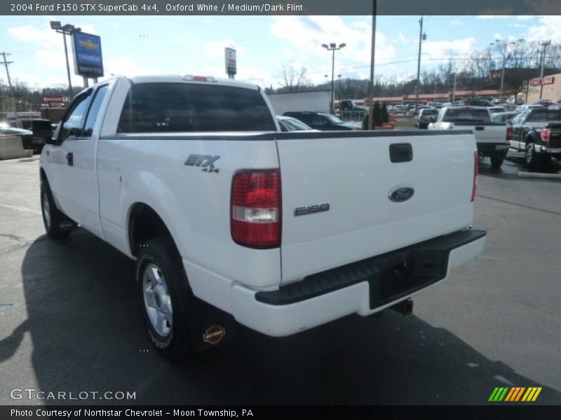 Oxford White / Medium/Dark Flint 2004 Ford F150 STX SuperCab 4x4