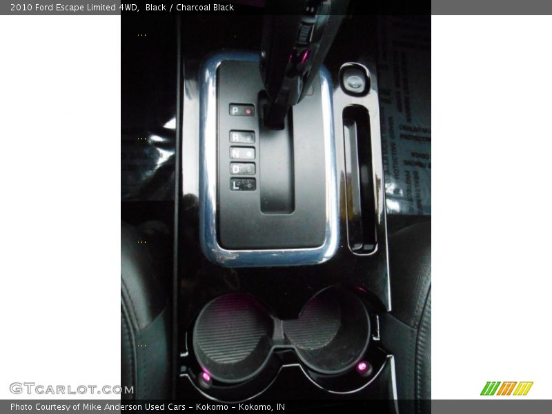 Black / Charcoal Black 2010 Ford Escape Limited 4WD