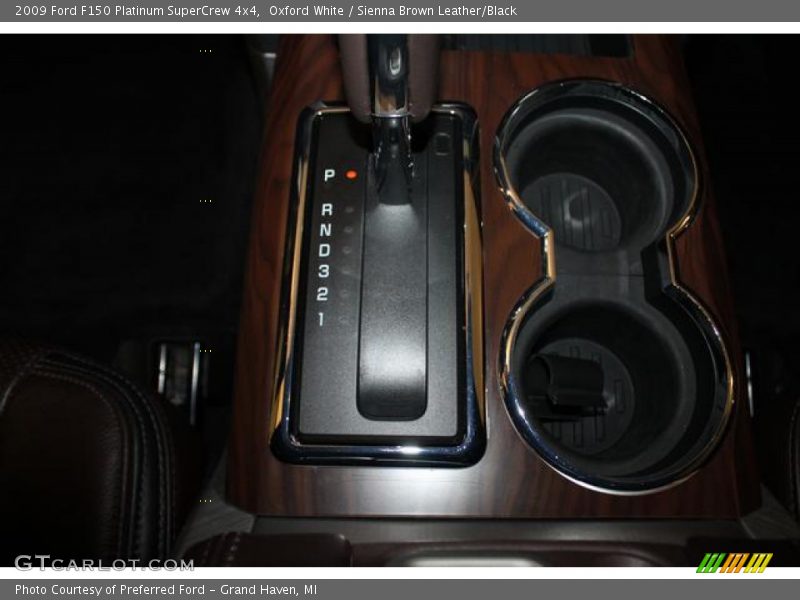 Oxford White / Sienna Brown Leather/Black 2009 Ford F150 Platinum SuperCrew 4x4