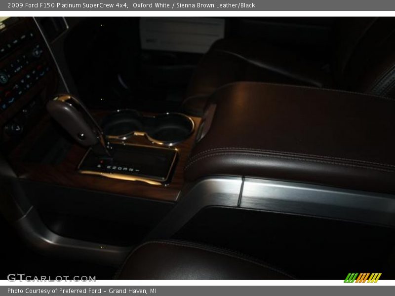 Oxford White / Sienna Brown Leather/Black 2009 Ford F150 Platinum SuperCrew 4x4